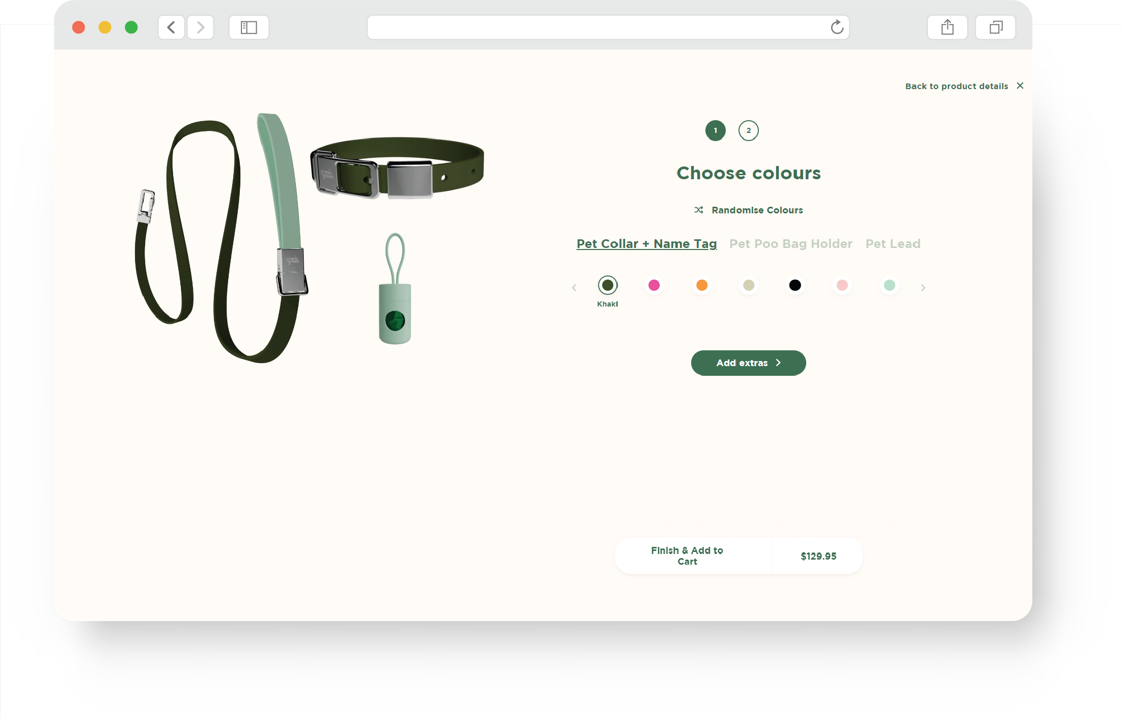Frank Green - UX Mock-up